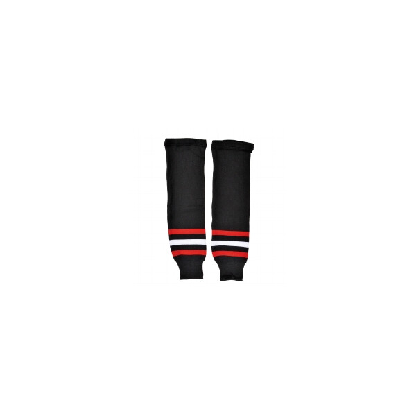 NHL Stutzen Chicago Blackhawks Junior Schwarz/Rot/Weiß