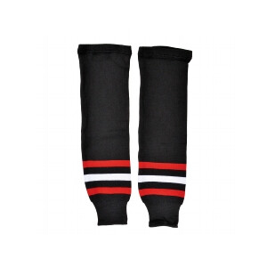 NHL Stutzen Chicago Blackhawks Junior Schwarz/Rot/Weiß