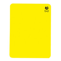 ISHD Schiedsrichter Karten gelb