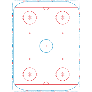 Taktifol Eishockey 25Bogen/Rolle