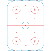 Taktifol Eishockey 25Bogen/Rolle