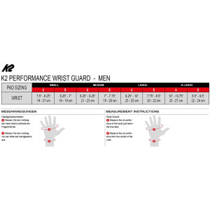 K2 Performance Wrist Guard M