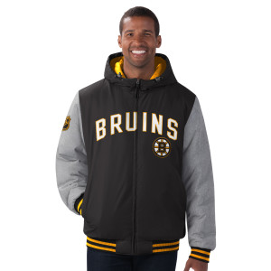BOSTON BRUINS COLD FRONT / Polyfilled Padded Jacket w. Hood
