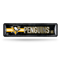 NHL Pittsburgh Penguins Metal Street Sign