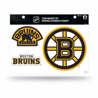 NHL Boston Bruins Team Magnet Sheet