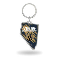 NHL Vegas Golden Knights Nevada State Shaped Keychain