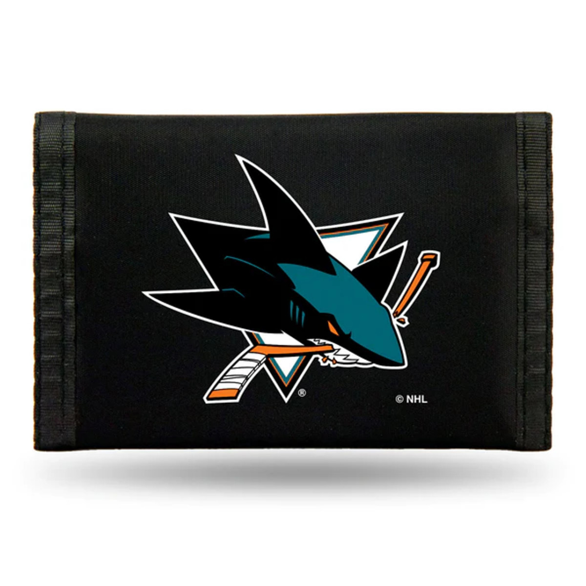 NHL San Jose Sharks Nylon Tri-Fold Wallet