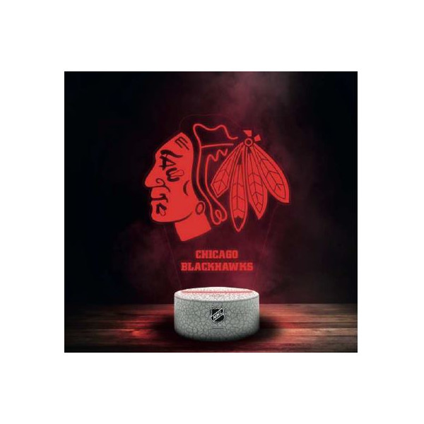 NHL LED Light " TEAM LOGO" Chicago Blackhawks
