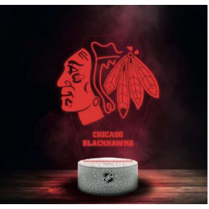 NHL LED Light " TEAM LOGO" Chicago Blackhawks