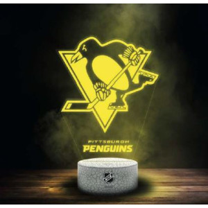 NHL LED Light " TEAM LOGO" Pittsburgh Penguins