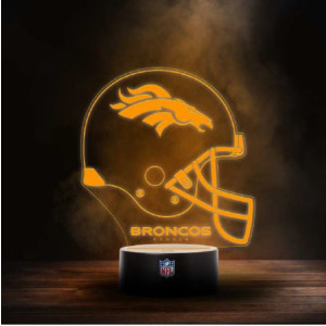 NFL LED Light " Helmet" Denver Broncos