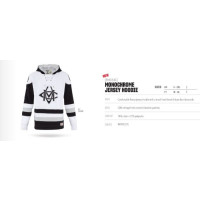 CCM FHO34C MONOCHROME Jersey Hoodie weiss