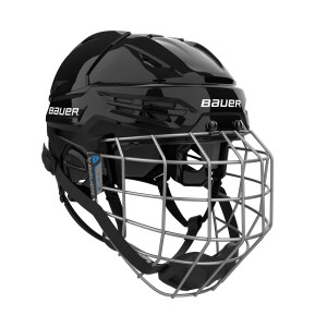 BAUER HELM MIT GITTER RE-AKT 55 Schwarz M