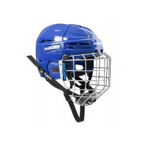 BAUER Helm mit Gitter IMS 5.0 Schwarz S