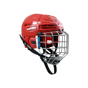 BAUER Helm mit Gitter IMS 5.0 Schwarz L