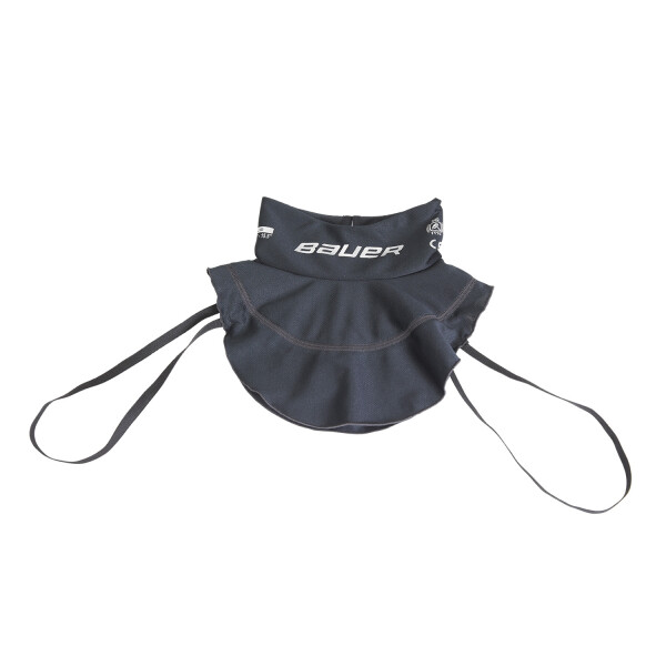 BAUER Neck Guard NG NLP23 Premium Bib - schwarz - Sr L
