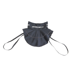 BAUER Neck Guard NG NLP23 Premium Bib - schwarz - Sr L