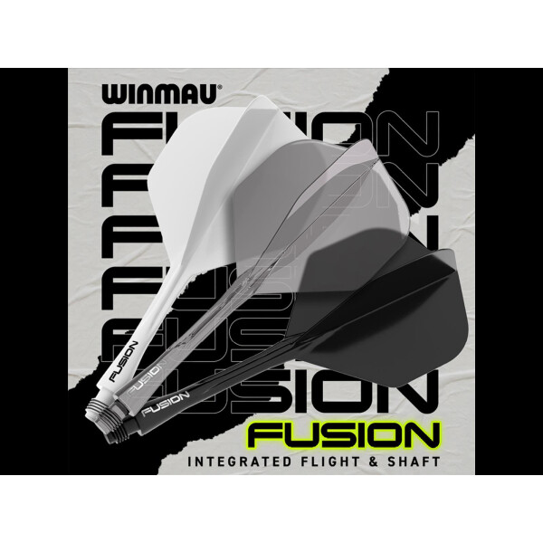 Flights Winmau Fusion Black Intermediate 8783