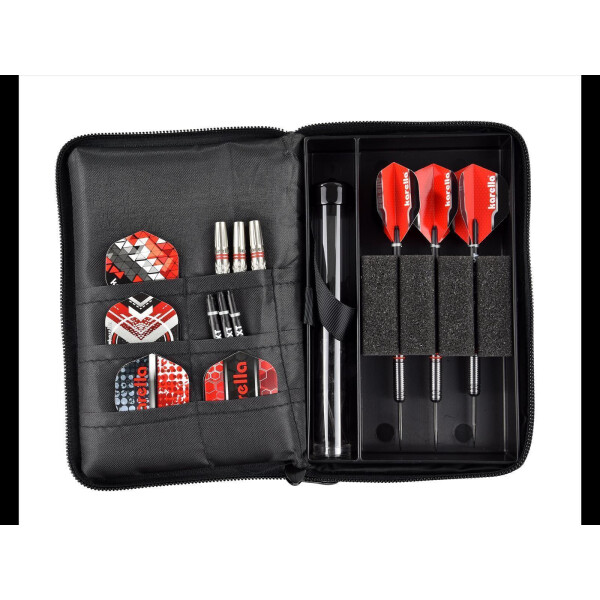 Darttasche MASTER PAK Leder Edition, Farbe schwarz