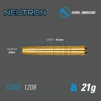 Winmau Neutron Brass Steeldart 1208-21 g
