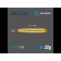 Winmau Neutron Brass Steeldart 1209 22g