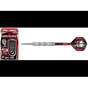 Steeldart Winmau Mervyn King Silver 1071-22€g