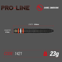 Steeldart Winmau Pro-Line 1421-23g