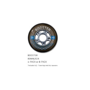 K2 Booster 80mm 82A 8Rollen mit ILQ7 Kugellager