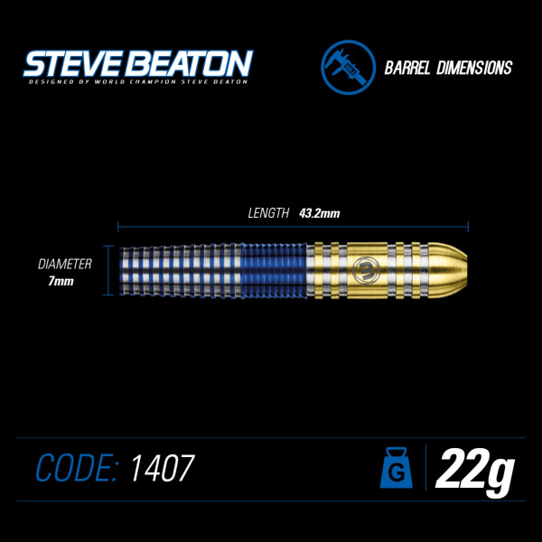 Winmau Steve Beaton Steeldart 1407 - 22 gr.