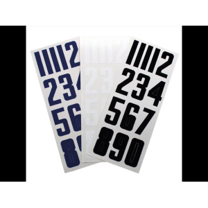 BAUER Helm Nummern Set - (Nr. 0 - 9) - Einzel Set