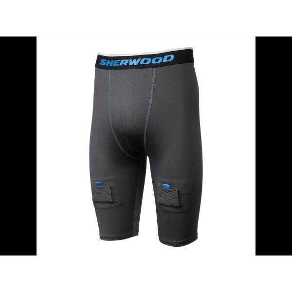 SHERWOOD Hat Trick Compression Jock Short - Sr.