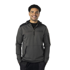 Bauer Puffer 1/2 Zip Hoodoe schwarz Sr.