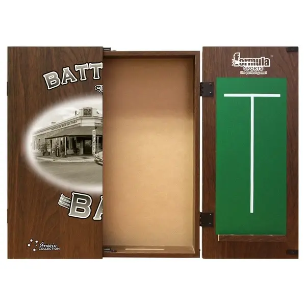 Formula Sports Battlers Bar Dartboard Cabinet Set