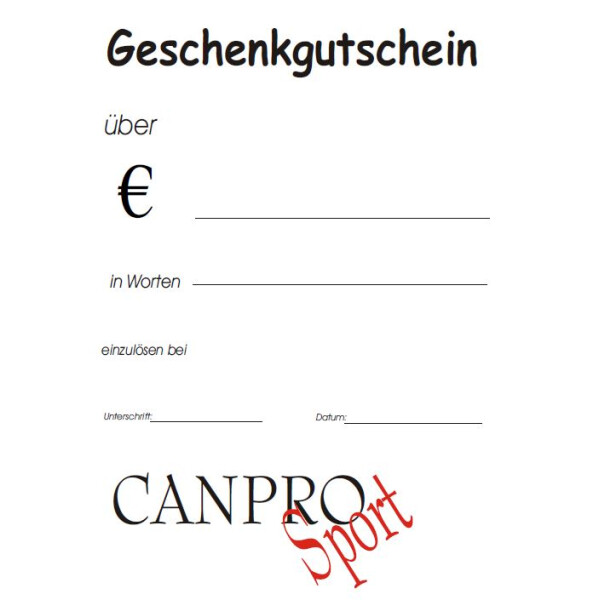 Geschenkgutschein 20€